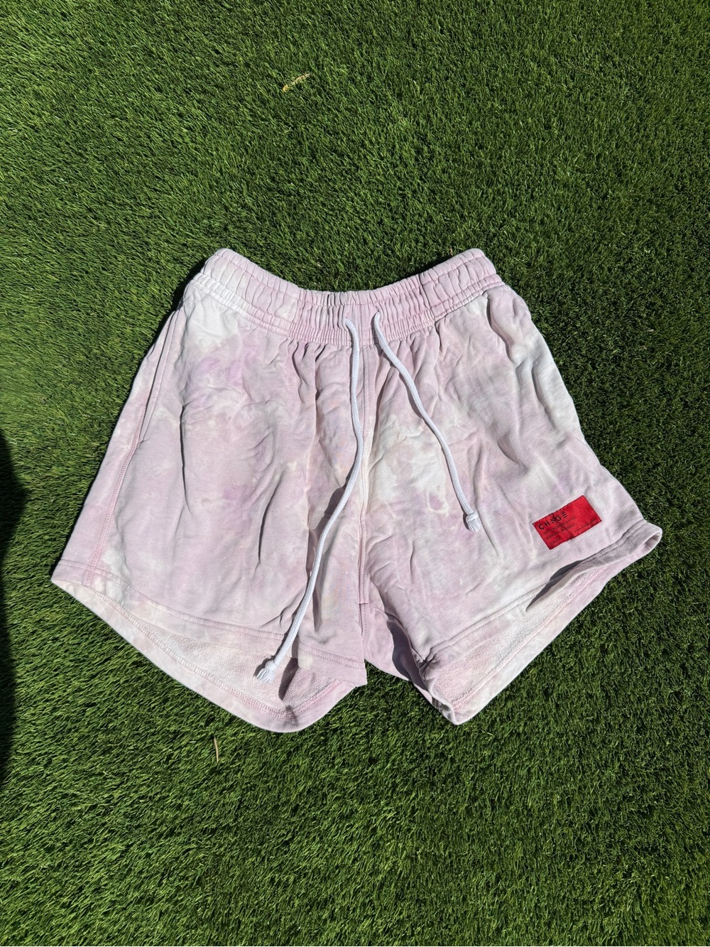 CHNGE Unisex Lavender Tie-Dye Lounge Shorts